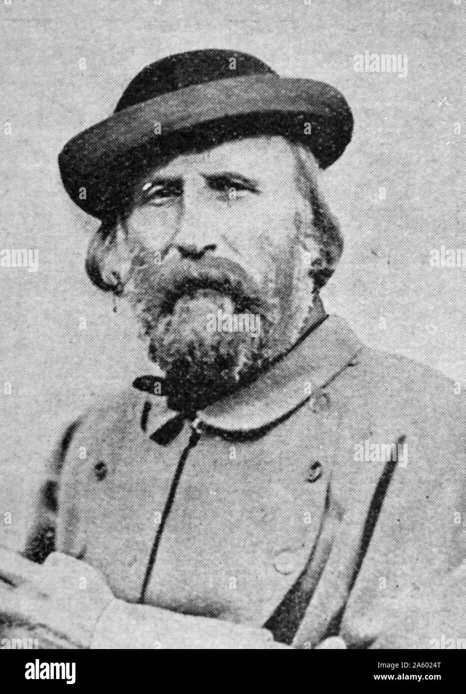 Giuseppe Garibaldi 1807 - 1882. Général et homme politique italien qui a joué un grand rôle dans l'histoire de l'Italie Banque D'Images