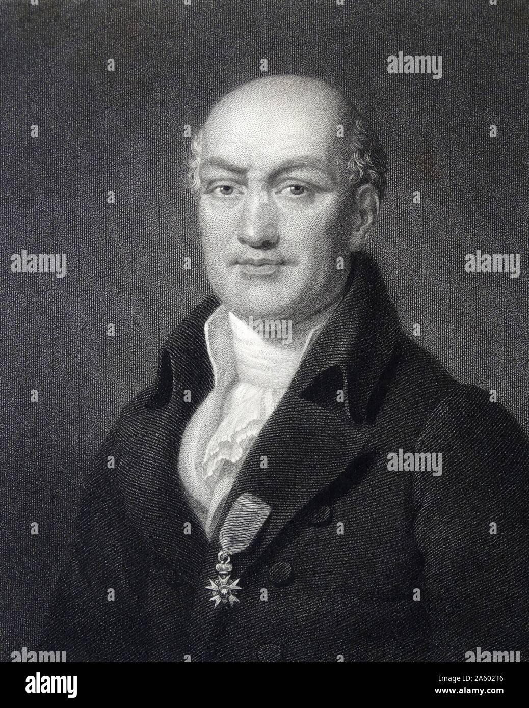 Jean Baptiste Joseph Delambre 1749-1822 Banque D'Images