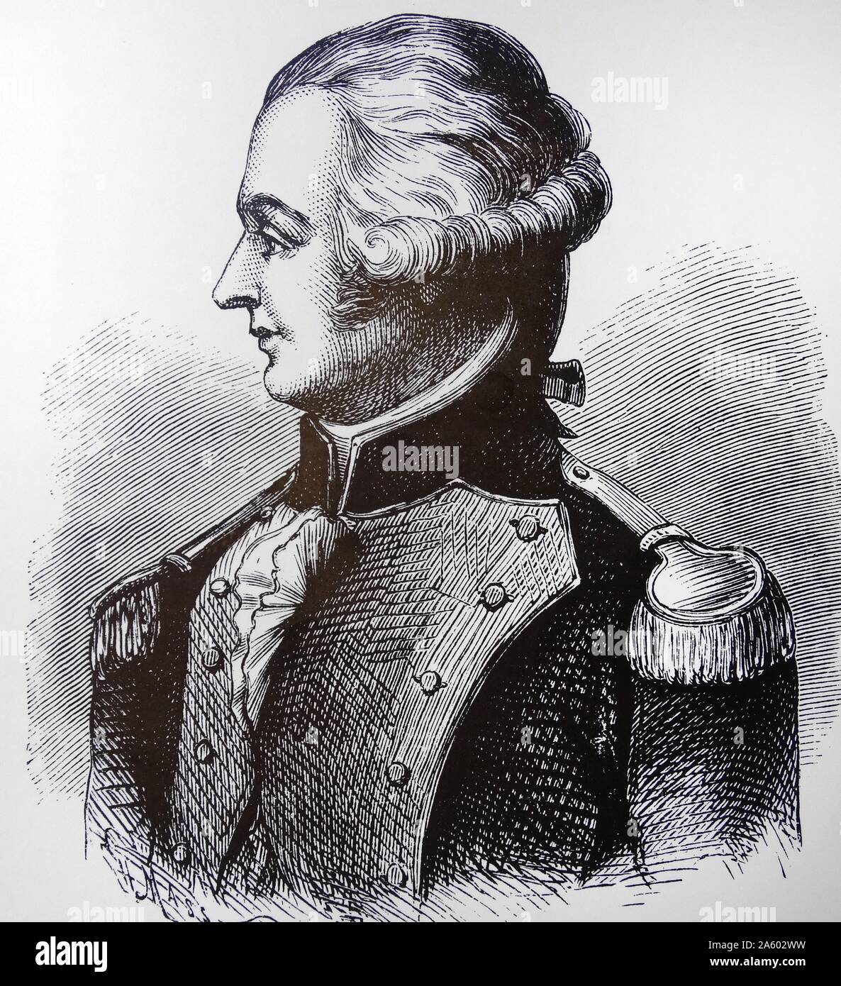 Claude-Francois-Dorothee, Marquis ne Jouffroy d'Abbans - 1751-1832.de Louis FIGUIER Les Merveillea de la science. Paris Banque D'Images