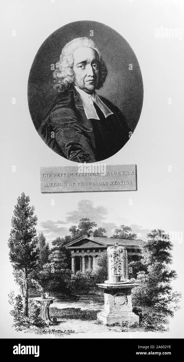 Stephen HALES 1677-1761 Banque D'Images