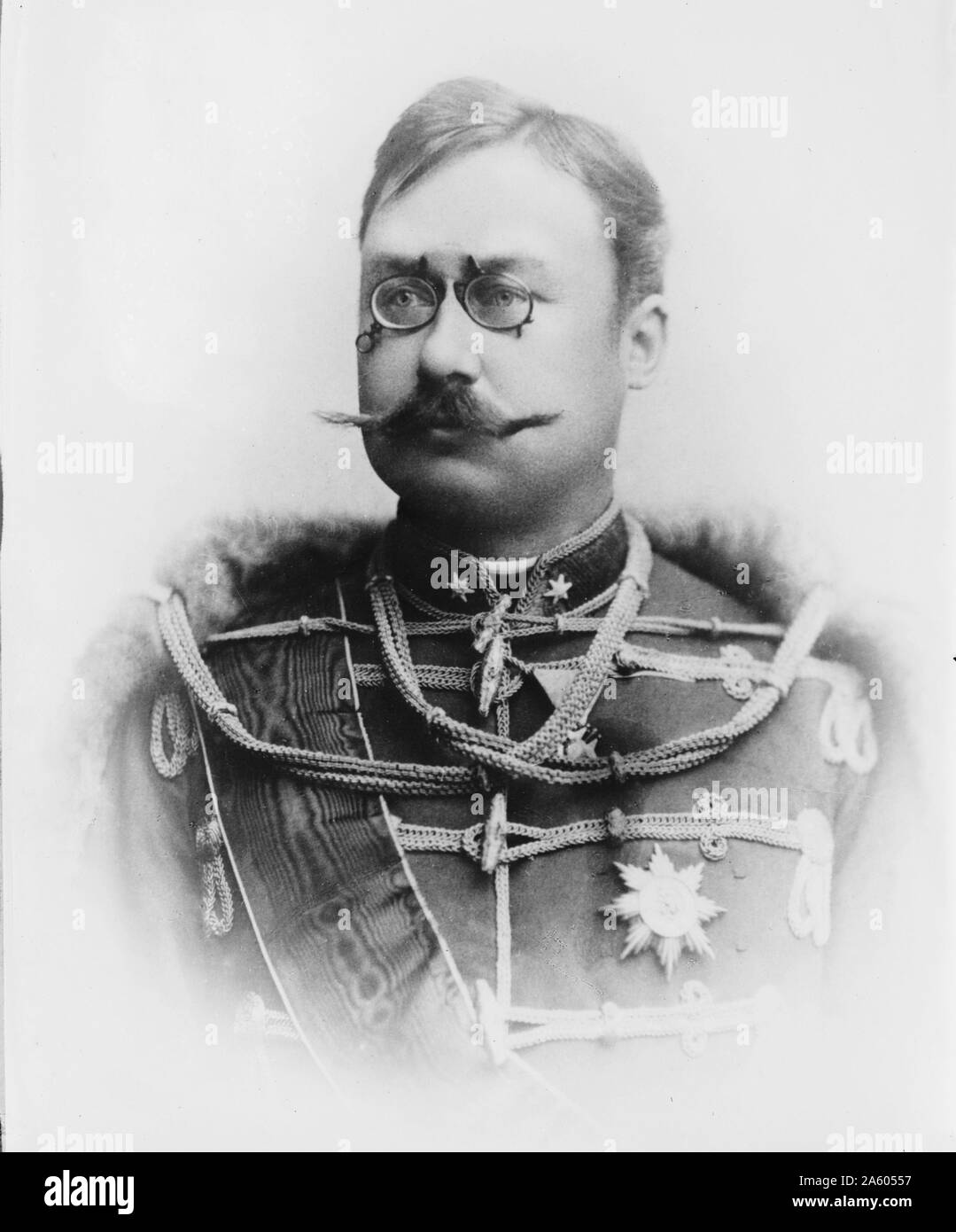 William IV (22 avril 1852 - 25 février 1912) régna en tant que Souverain Grand-duc de Luxembourg du 17 novembre 1905 jusqu'à sa mort. Il succède à son père, Adolphe, Grand Duc de Luxembourg. Il a également eu le titre de duc de Nassau. vers 1910 Banque D'Images
