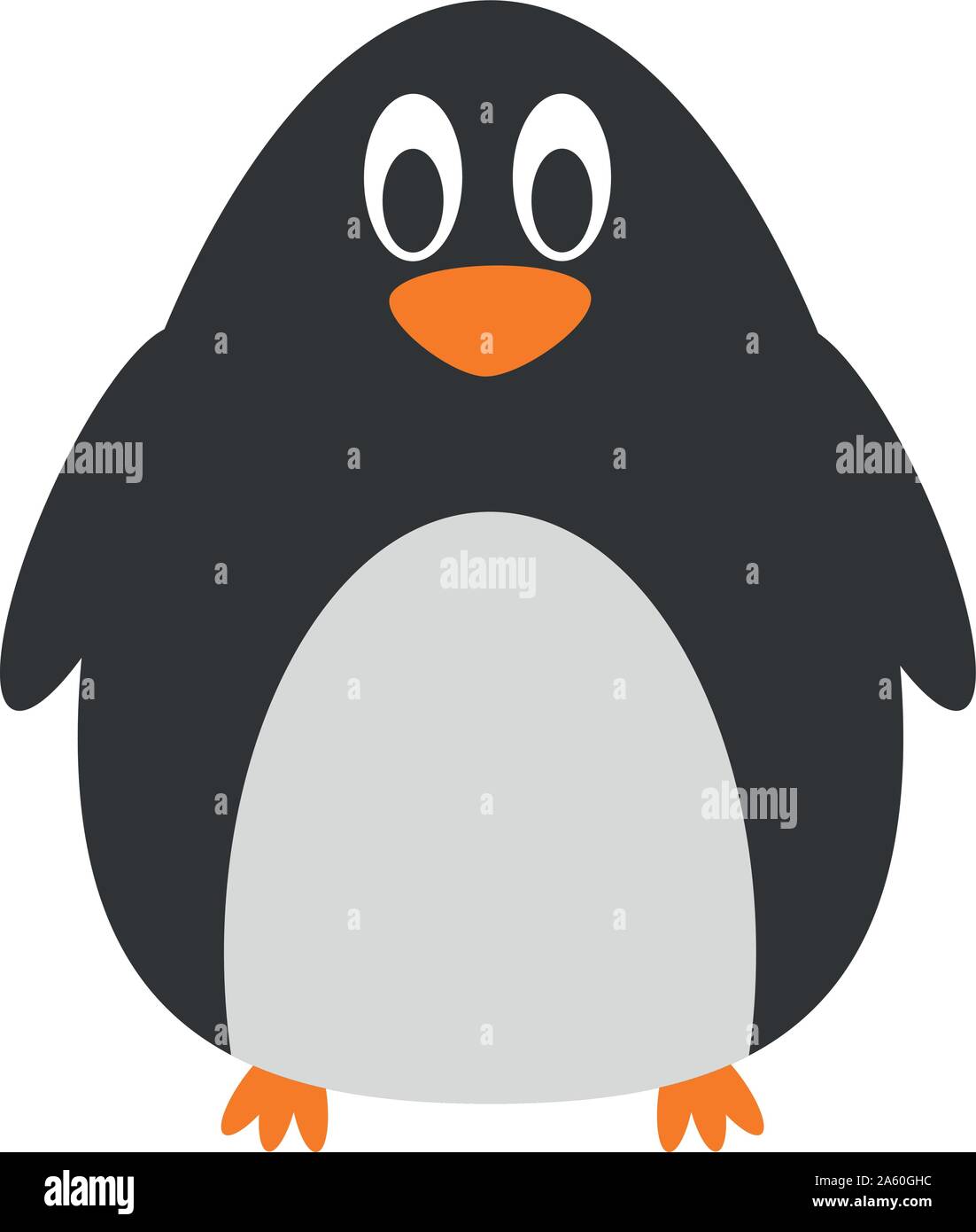 Cute cartoon penguin vector illustration Illustration de Vecteur
