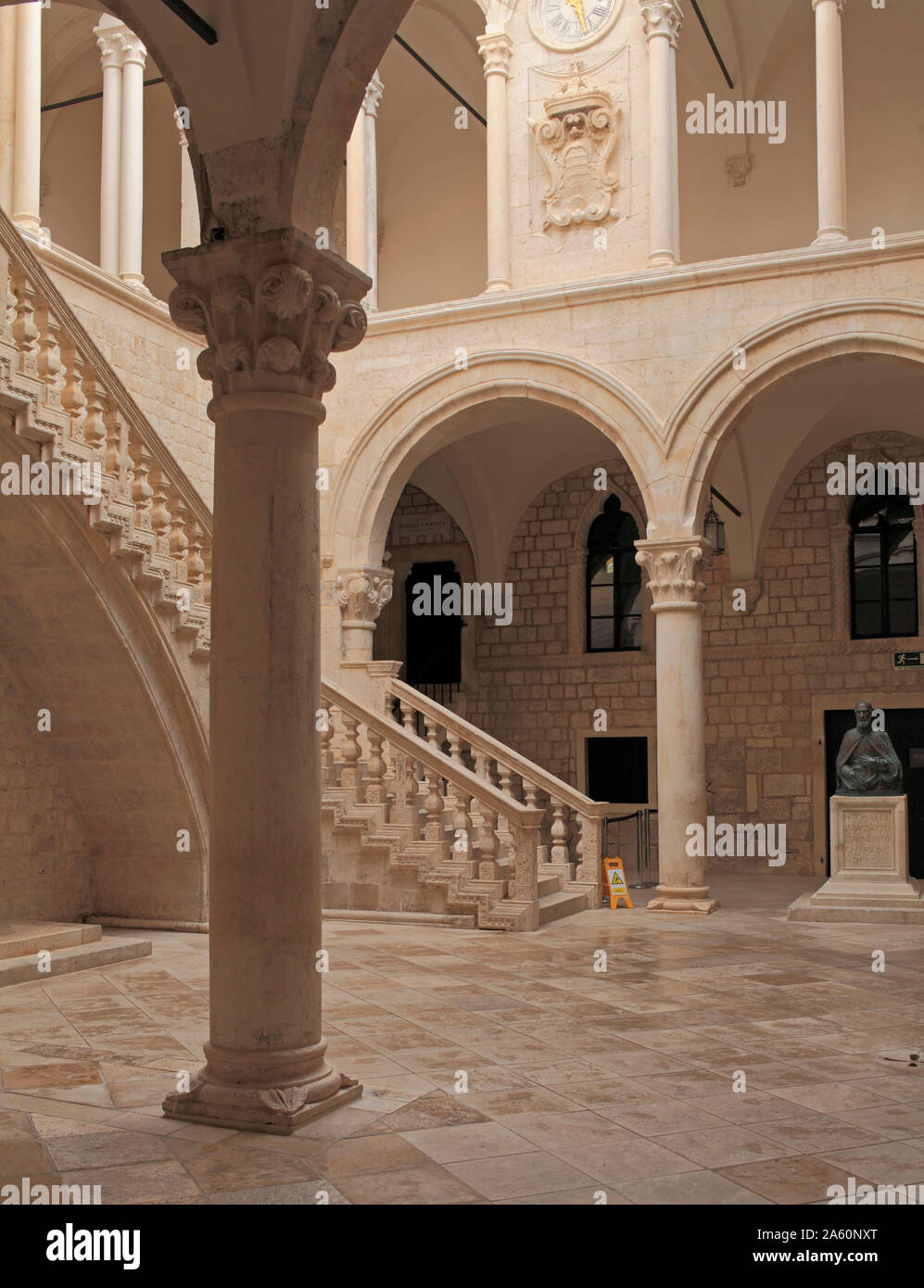 La Croatie, Dubrovnik, le palais du recteur, monument, monument, Banque D'Images