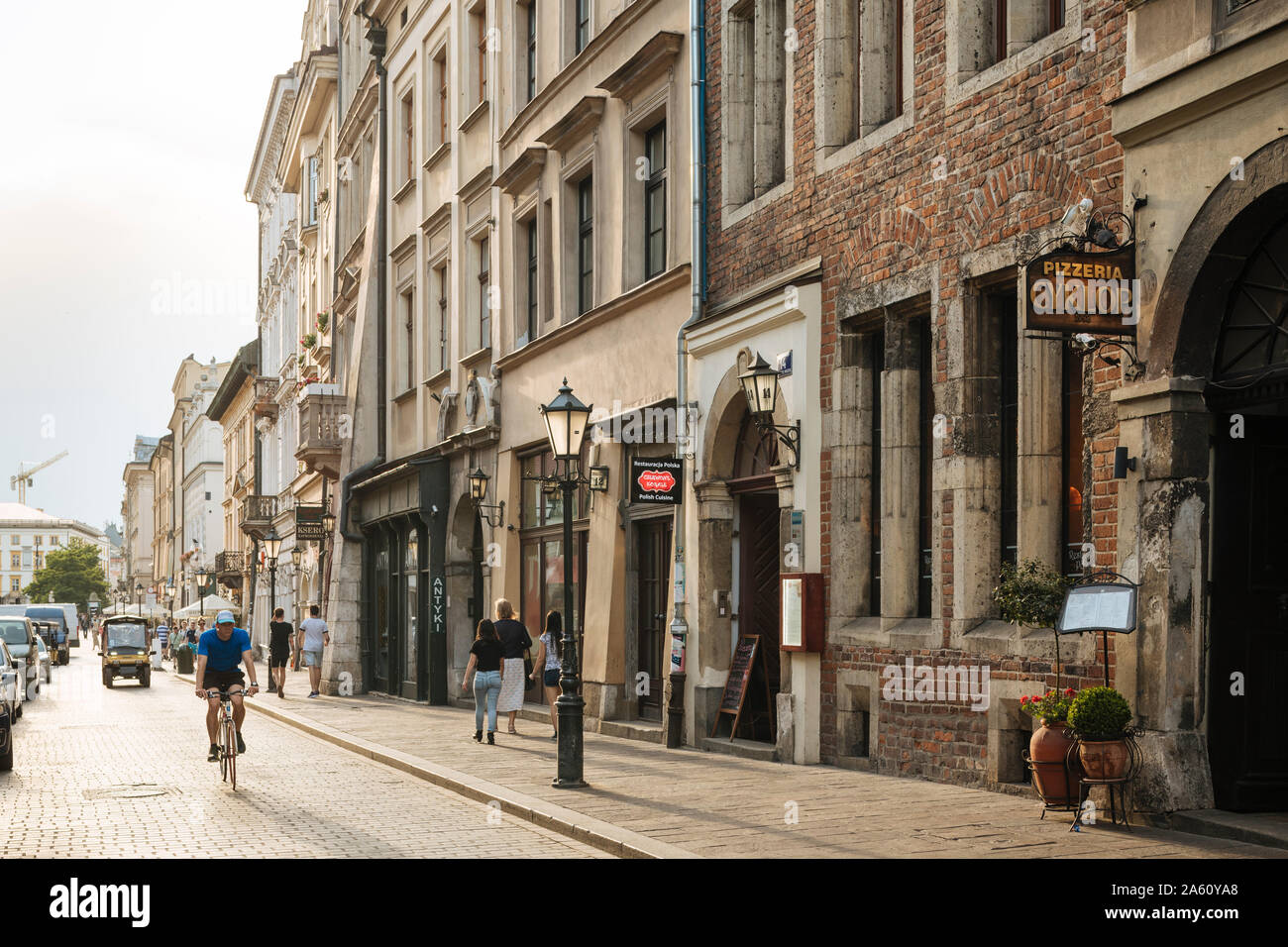 Scène de rue, Cracovie, Pologne, Europe, Malopolskie Banque D'Images