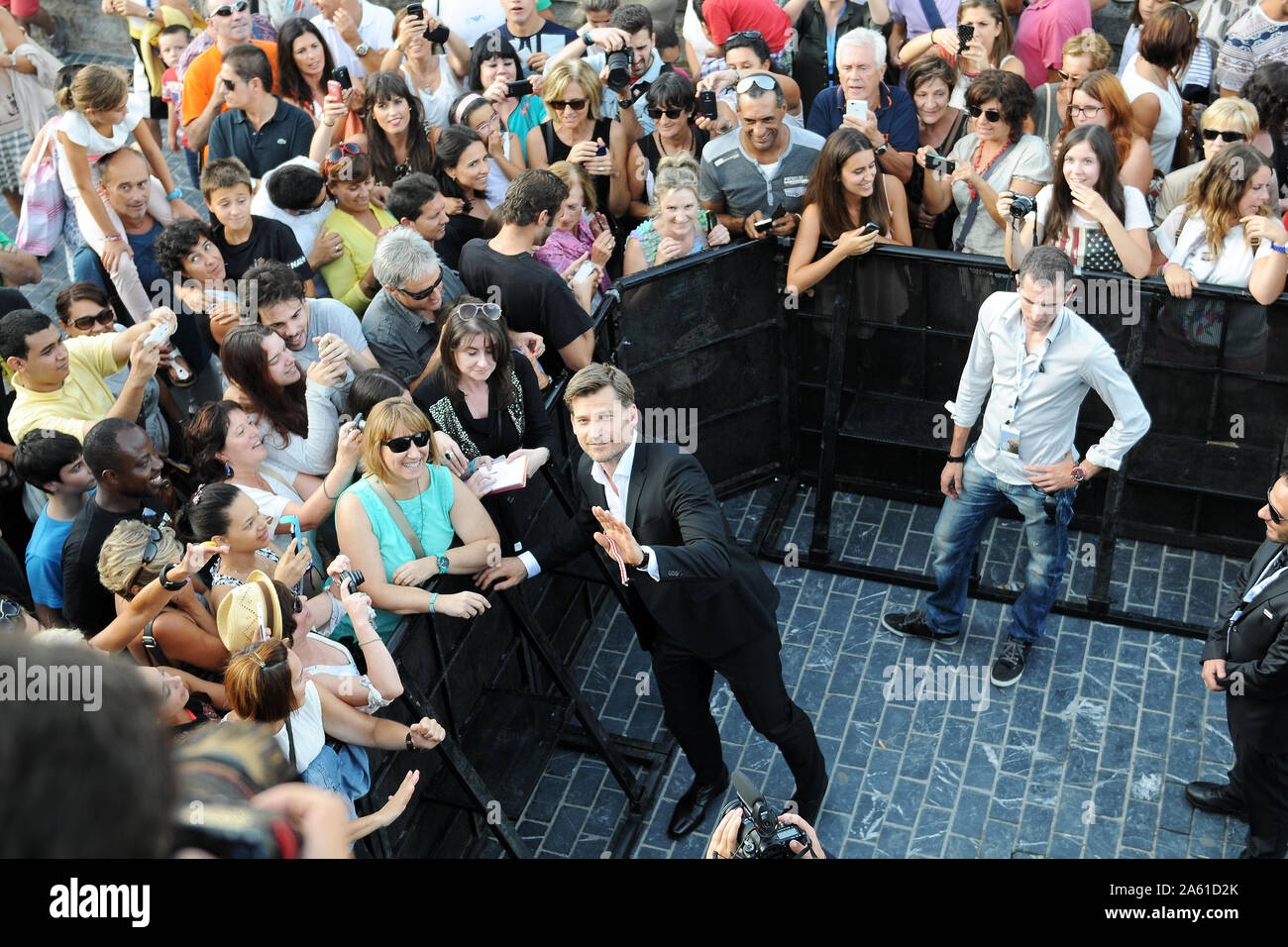 Nikolaj Coster-Waldau assiste à une séance de photos pour le film "une seconde chance" (Crédit Image : © Julen Pascual Gonzalez) Banque D'Images