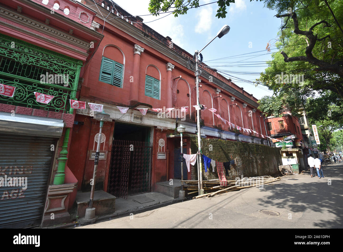 Shobhabazar Palais Royal (Gopinath Bari). 36 Nabakrishna Raja Street. Kolkata, Bengale occidental, Inde. Banque D'Images