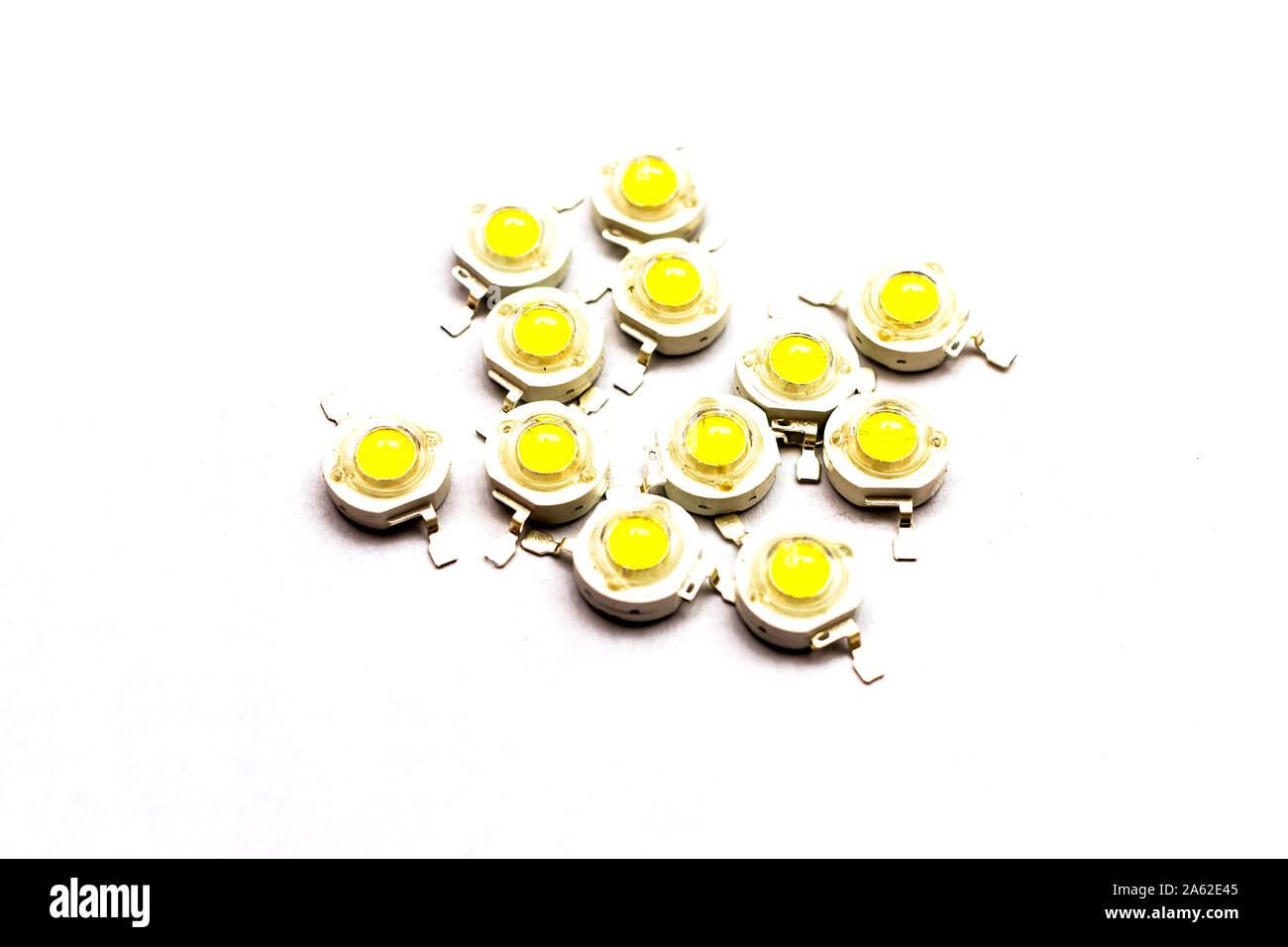 Pile de 1W LED multicolore - light-emitting diode Banque D'Images