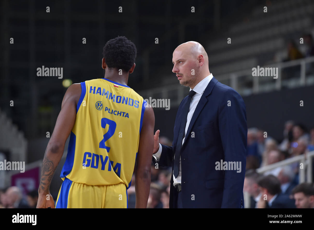 Trento, Italie. 23 Oct, 2019. przemyslawduring frasunkiewicz Dolomiti Energia Trento vs Asseco Arka Gdynia, l'EuroCup Basketball Championship à Trento, Italie, 23 octobre 2019 - LPS/Giancarlo Dalla Riva Crédit : Giancarlo Dalla Riva/fil LPS/ZUMA/Alamy Live News Banque D'Images