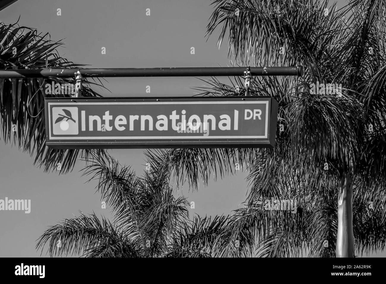 Orlando, Floride. 26 mai 2019 International Drive green sign at International Drive Area Banque D'Images