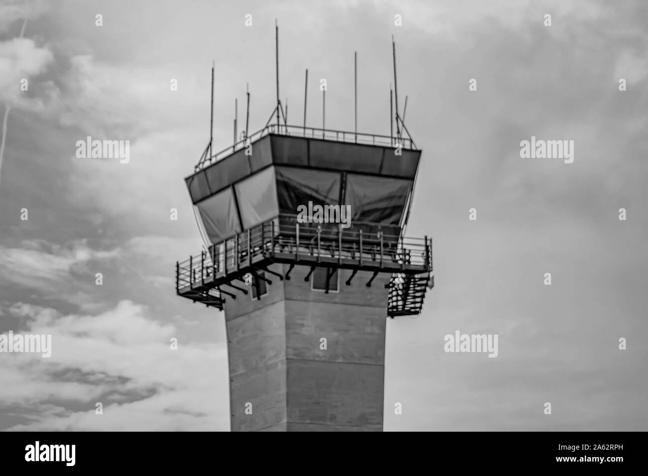 Tampa Bay, en Floride. Le 12 juillet 2019 . Tour de contrôle de la circulation aérienne à l'Aéroport International de Tampa Banque D'Images