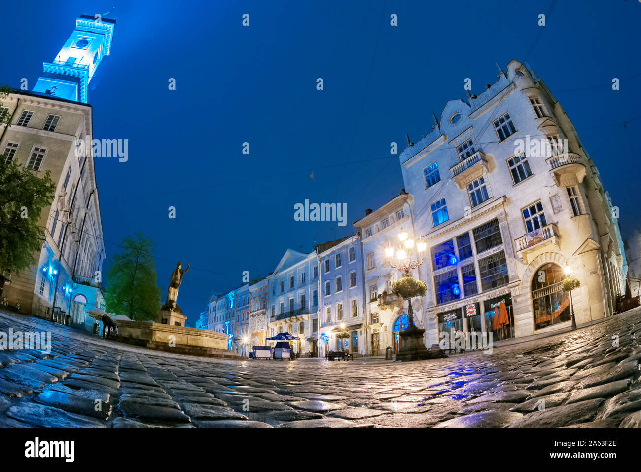 Vieille Ville, Lviv - Ukraine Banque D'Images