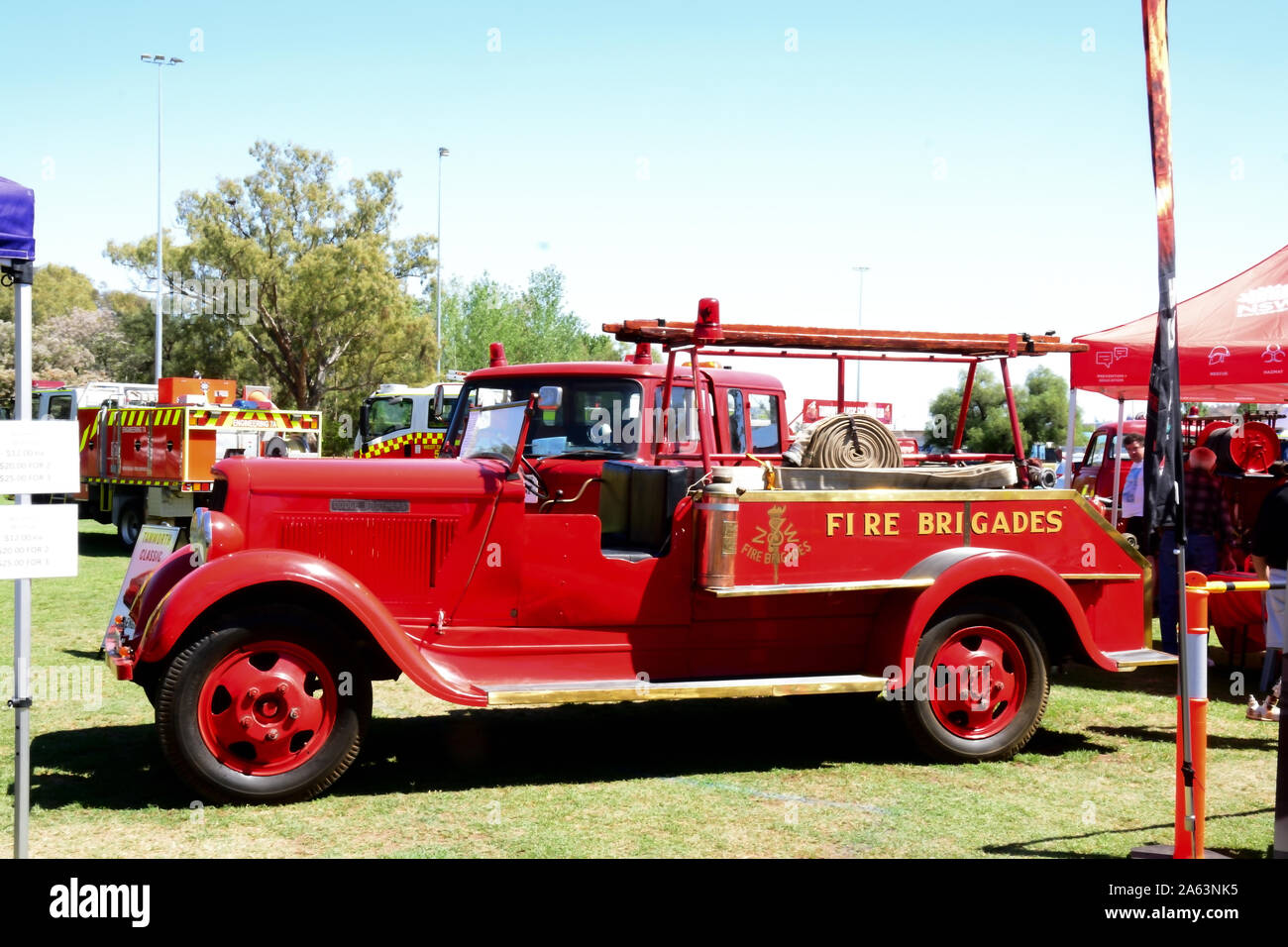 Dodge Brothers 1930 Fire Engine. Banque D'Images