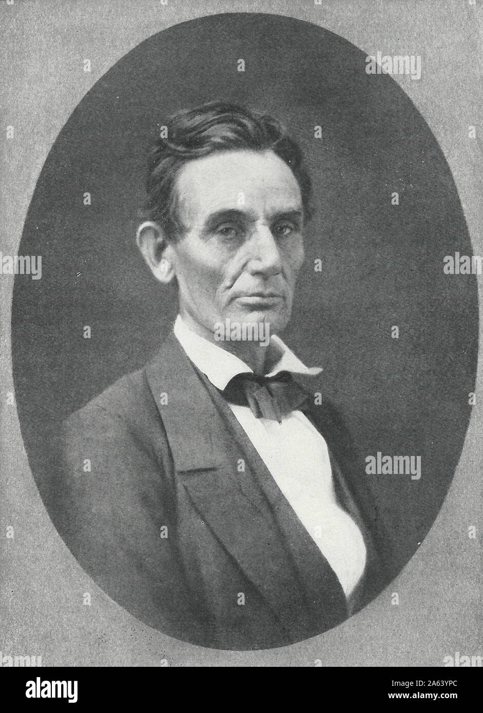 Le président Abraham Lincoln, Octobre 1959 Banque D'Images