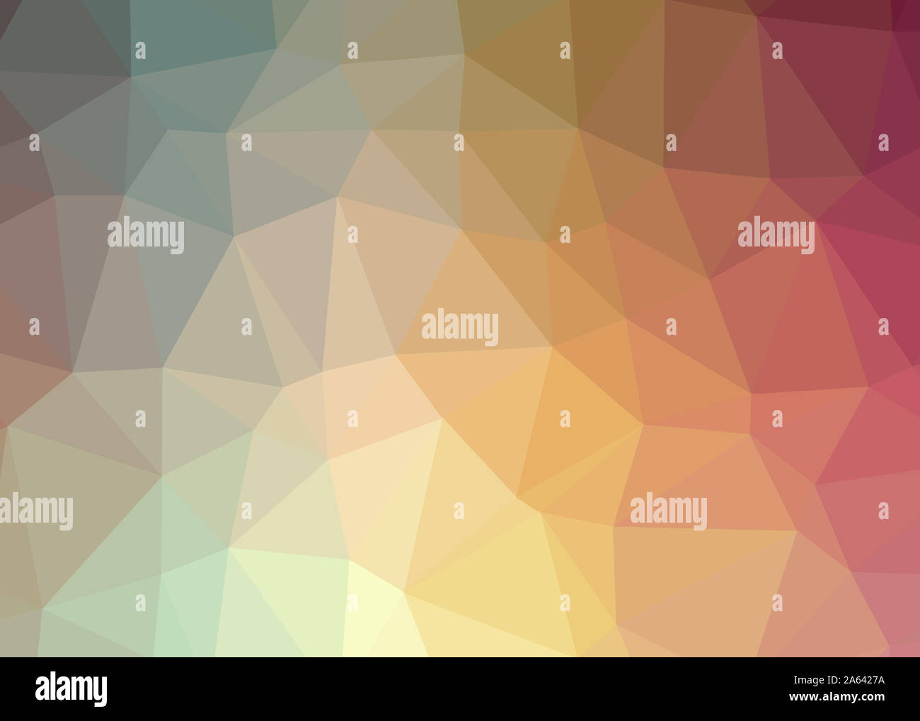 Résumé fond trianglify thème triangles colorés belle illustration papier peint design pattern simple faible texture géométrie poly Banque D'Images