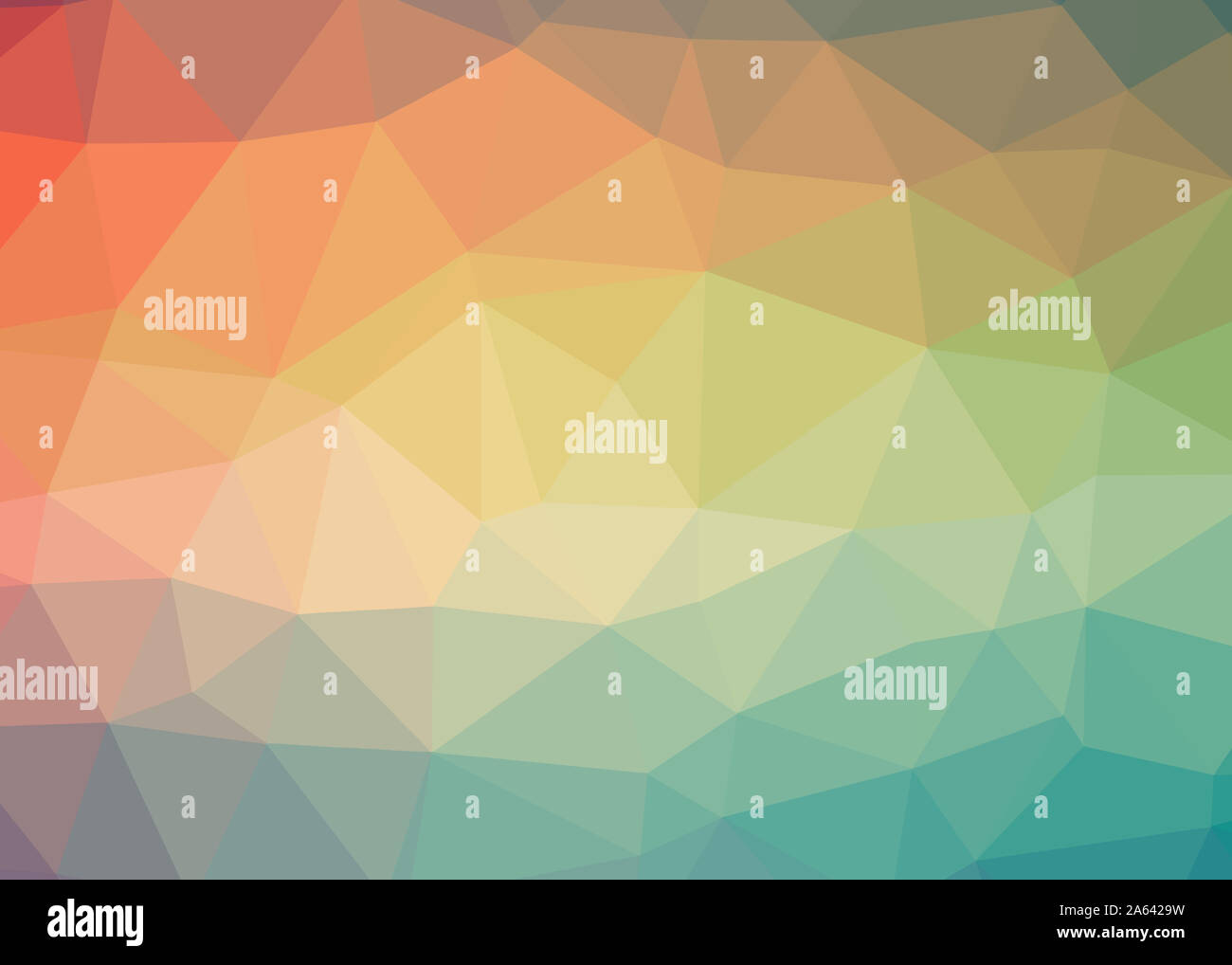 Résumé fond trianglify thème triangles colorés belle illustration papier peint design pattern simple faible texture géométrie poly Banque D'Images