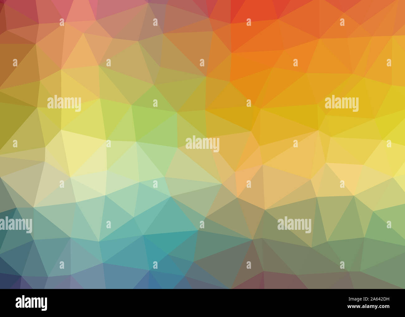 Résumé fond trianglify thème triangles colorés belle illustration papier peint design pattern simple faible texture géométrie poly Banque D'Images