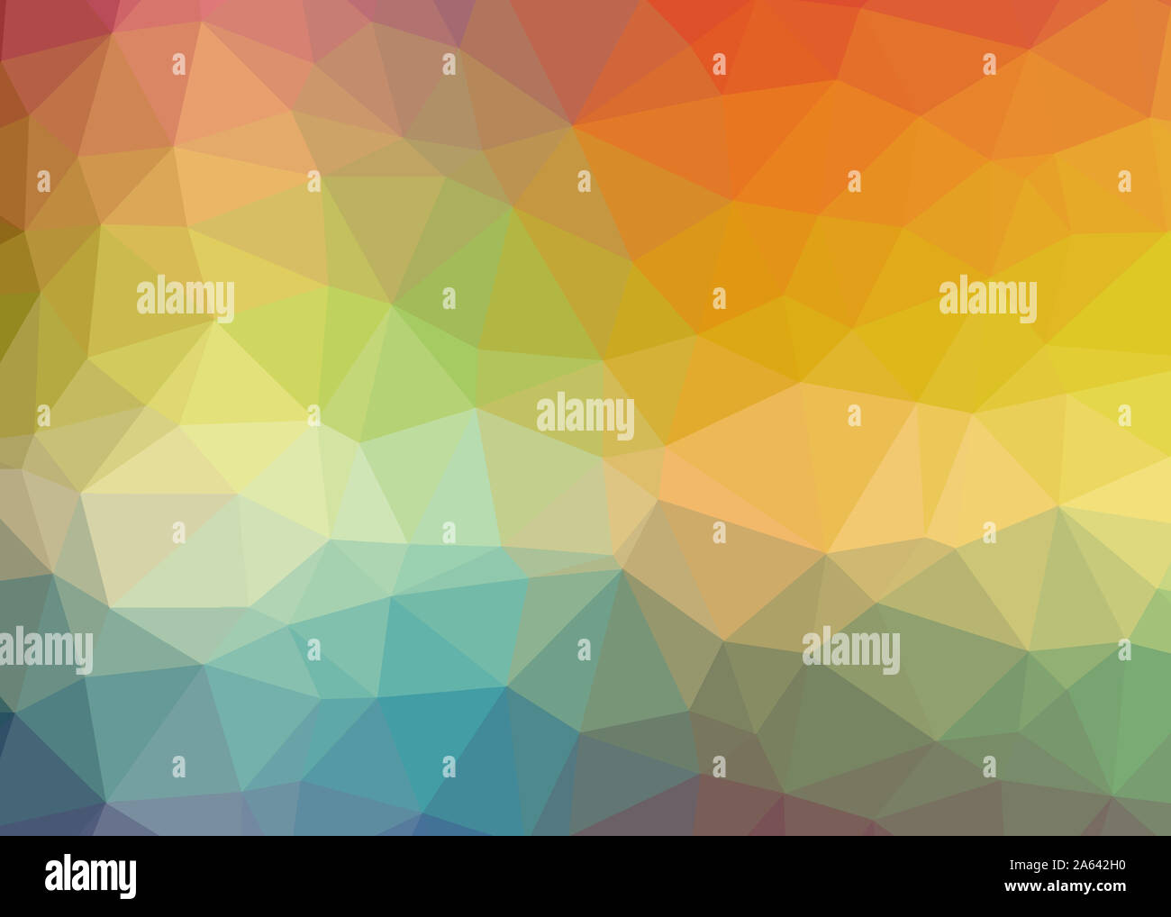 Résumé fond trianglify thème triangles colorés belle illustration papier peint design pattern simple faible texture géométrie poly Banque D'Images