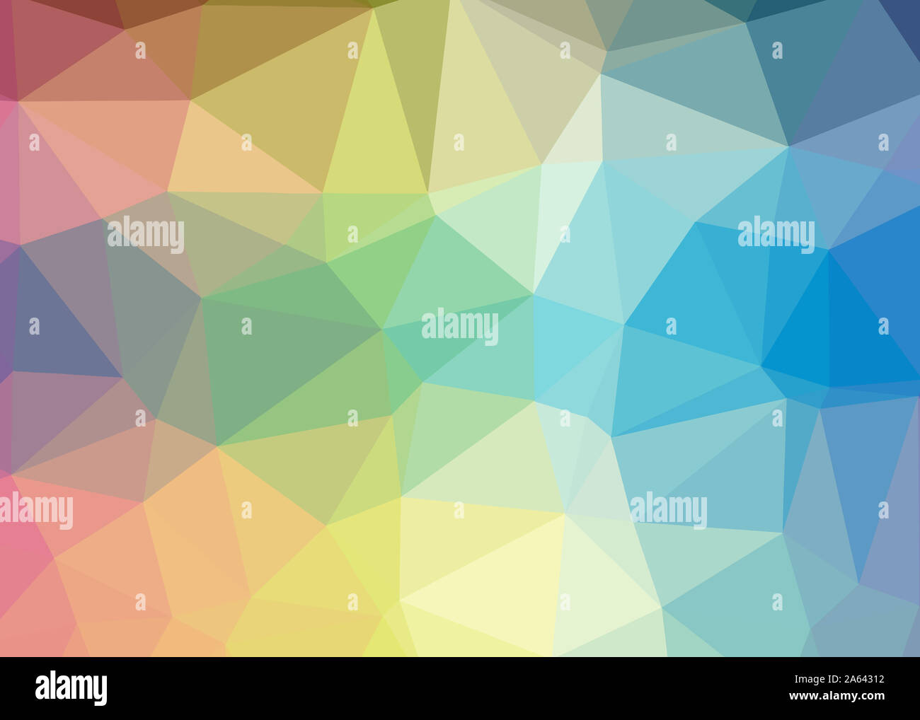 Résumé fond trianglify thème triangles colorés belle illustration papier peint design pattern simple faible texture géométrie poly Banque D'Images