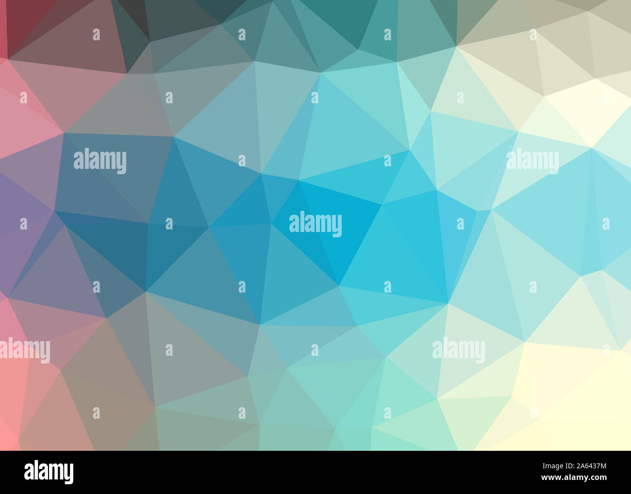 Résumé fond trianglify thème triangles colorés belle illustration papier peint design pattern simple faible texture géométrie poly Banque D'Images