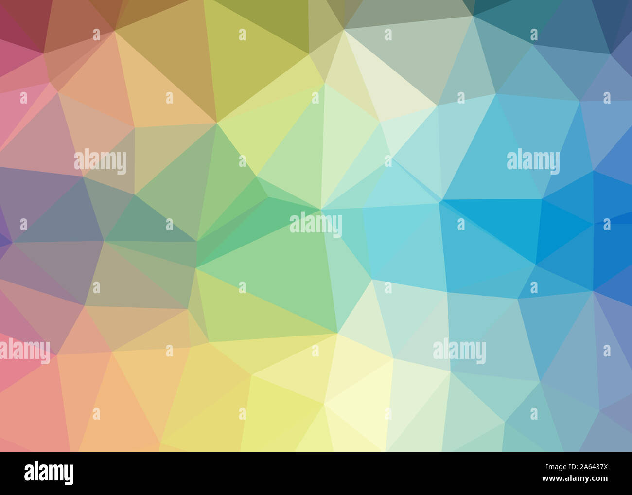 Résumé fond trianglify thème triangles colorés belle illustration papier peint design pattern simple faible texture géométrie poly Banque D'Images