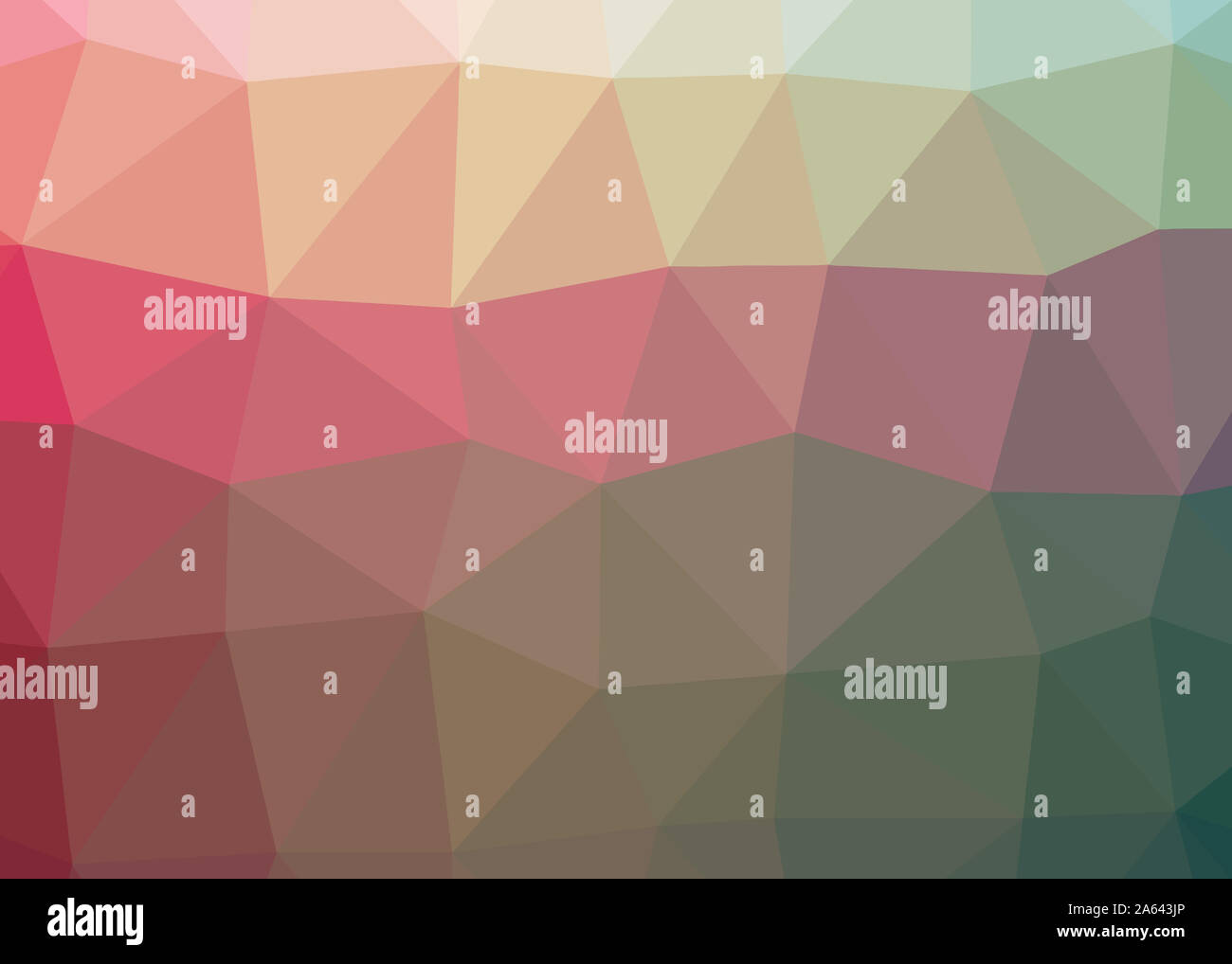 Résumé fond trianglify thème triangles colorés belle illustration papier peint design pattern simple faible texture géométrie poly Banque D'Images