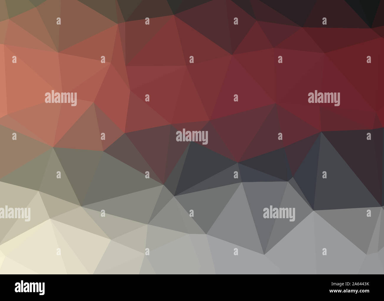 Résumé fond trianglify thème triangles colorés belle illustration papier peint design pattern simple faible texture géométrie poly Banque D'Images