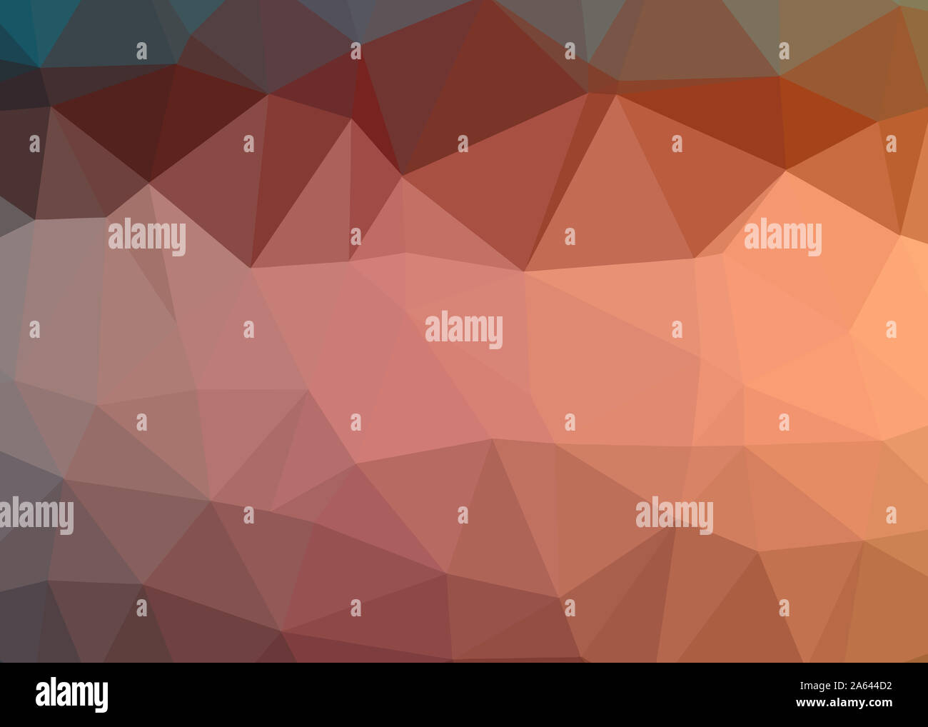 Résumé fond trianglify thème triangles colorés belle illustration papier peint design pattern simple faible texture géométrie poly Banque D'Images