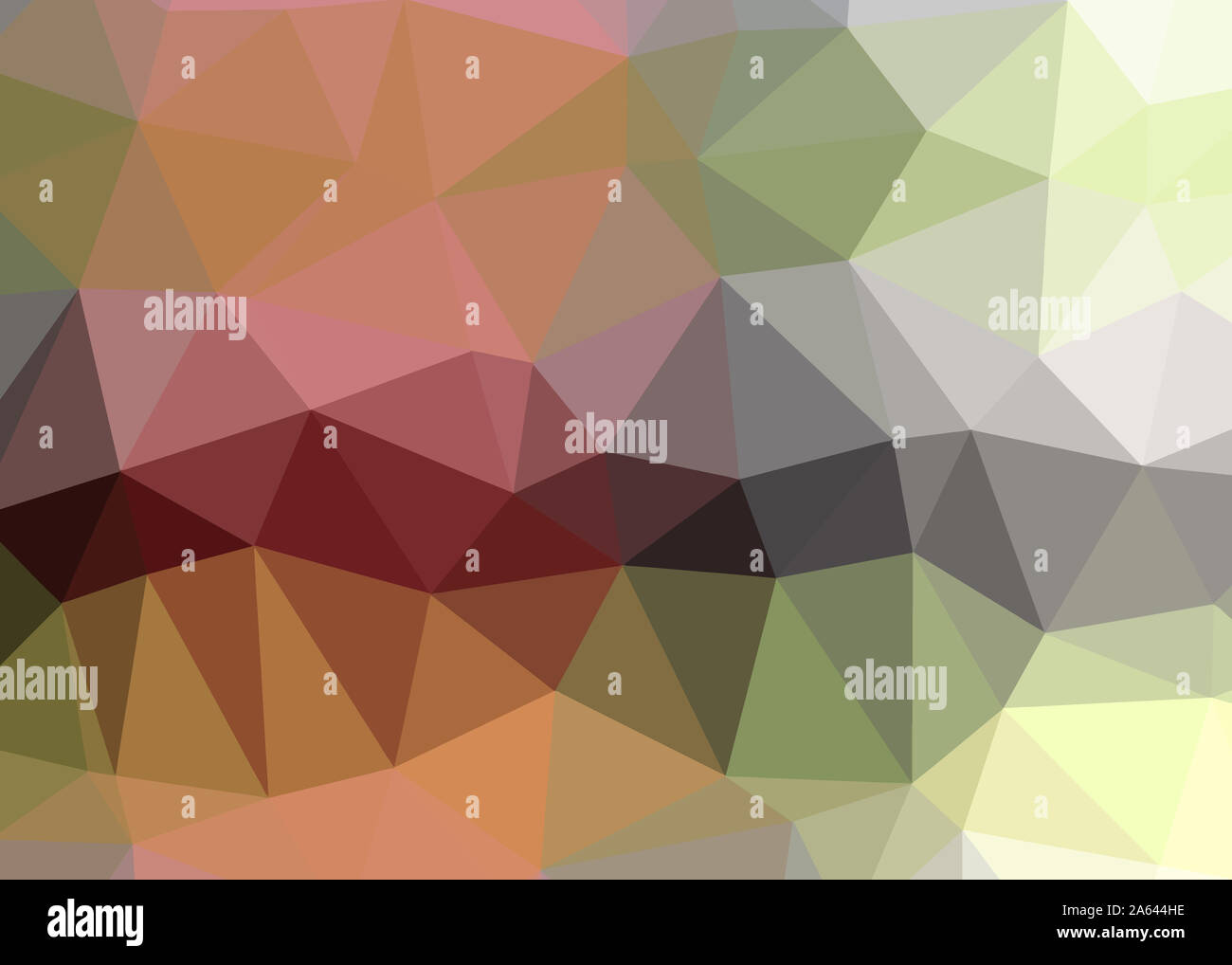 Résumé fond trianglify thème triangles colorés belle illustration papier peint design pattern simple faible texture géométrie poly Banque D'Images