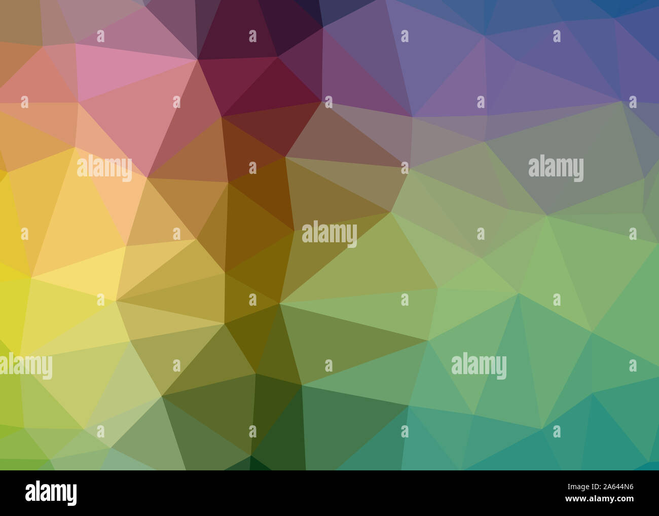 Résumé fond trianglify thème triangles colorés belle illustration papier peint design pattern simple faible texture géométrie poly Banque D'Images