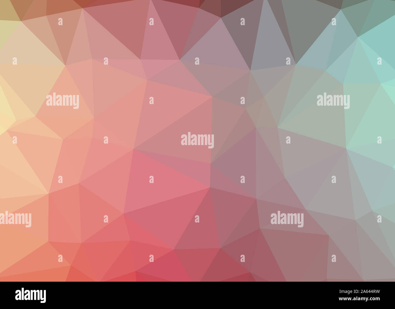 Résumé fond trianglify thème triangles colorés belle illustration papier peint design pattern simple faible texture géométrie poly Banque D'Images