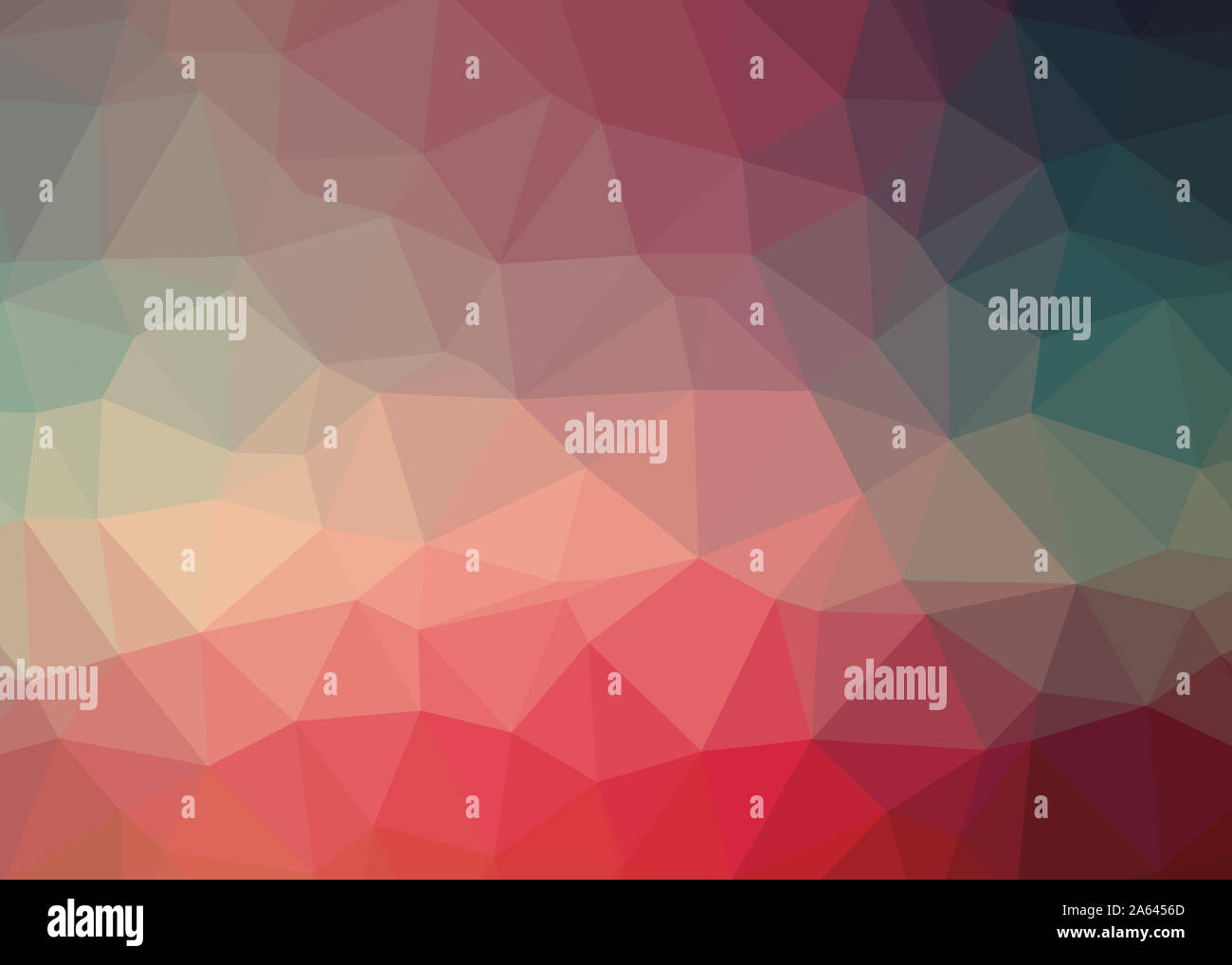 Résumé fond trianglify thème triangles colorés belle illustration papier peint design pattern simple faible texture géométrie poly Banque D'Images