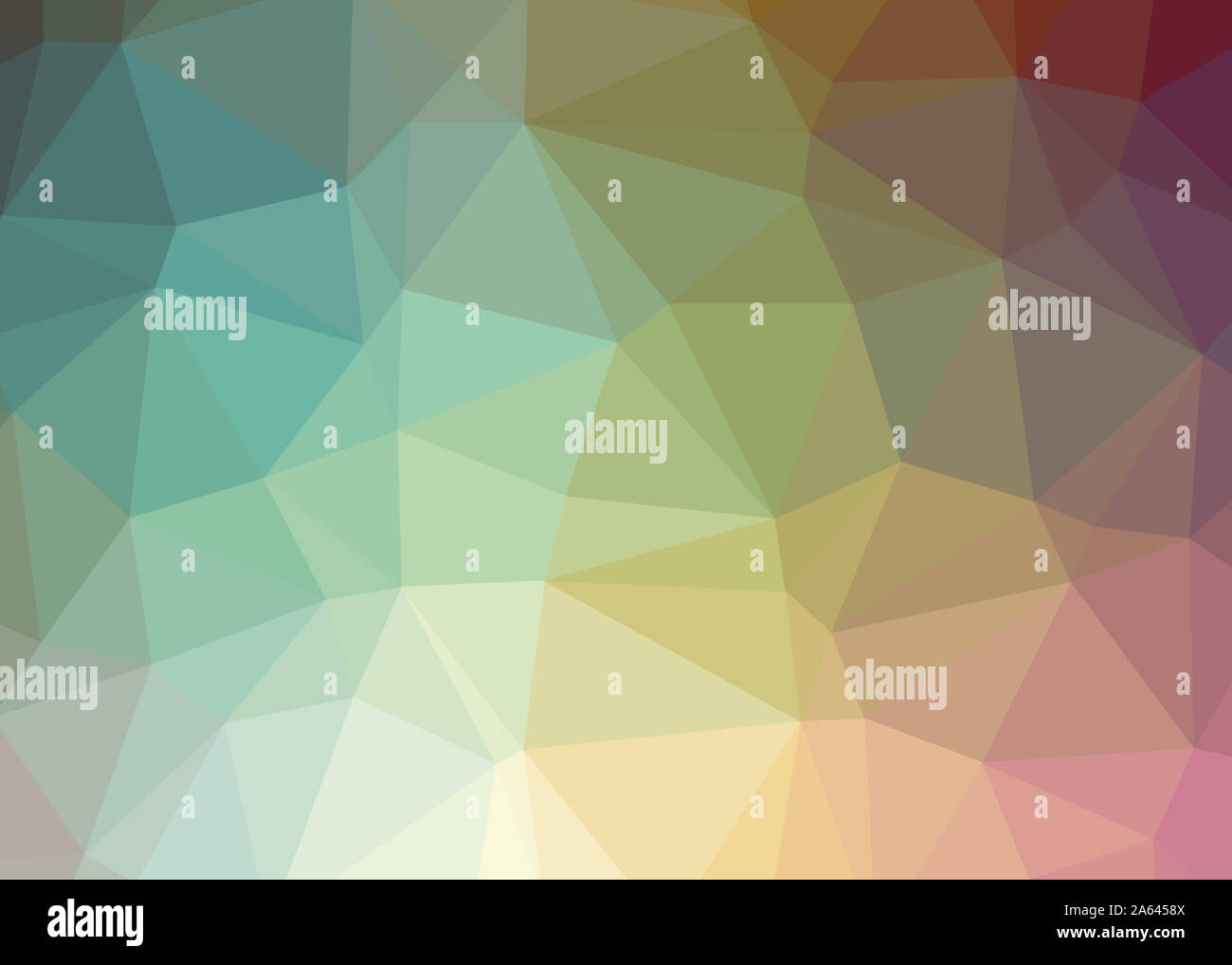 Résumé fond trianglify thème triangles colorés belle illustration papier peint design pattern simple faible texture géométrie poly Banque D'Images