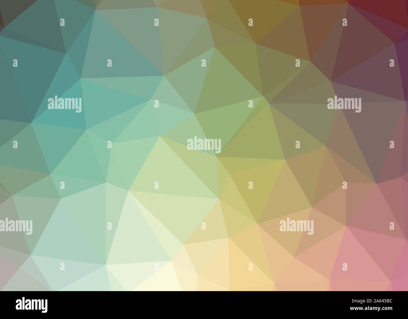 Résumé fond trianglify thème triangles colorés belle illustration papier peint design pattern simple faible texture géométrie poly Banque D'Images