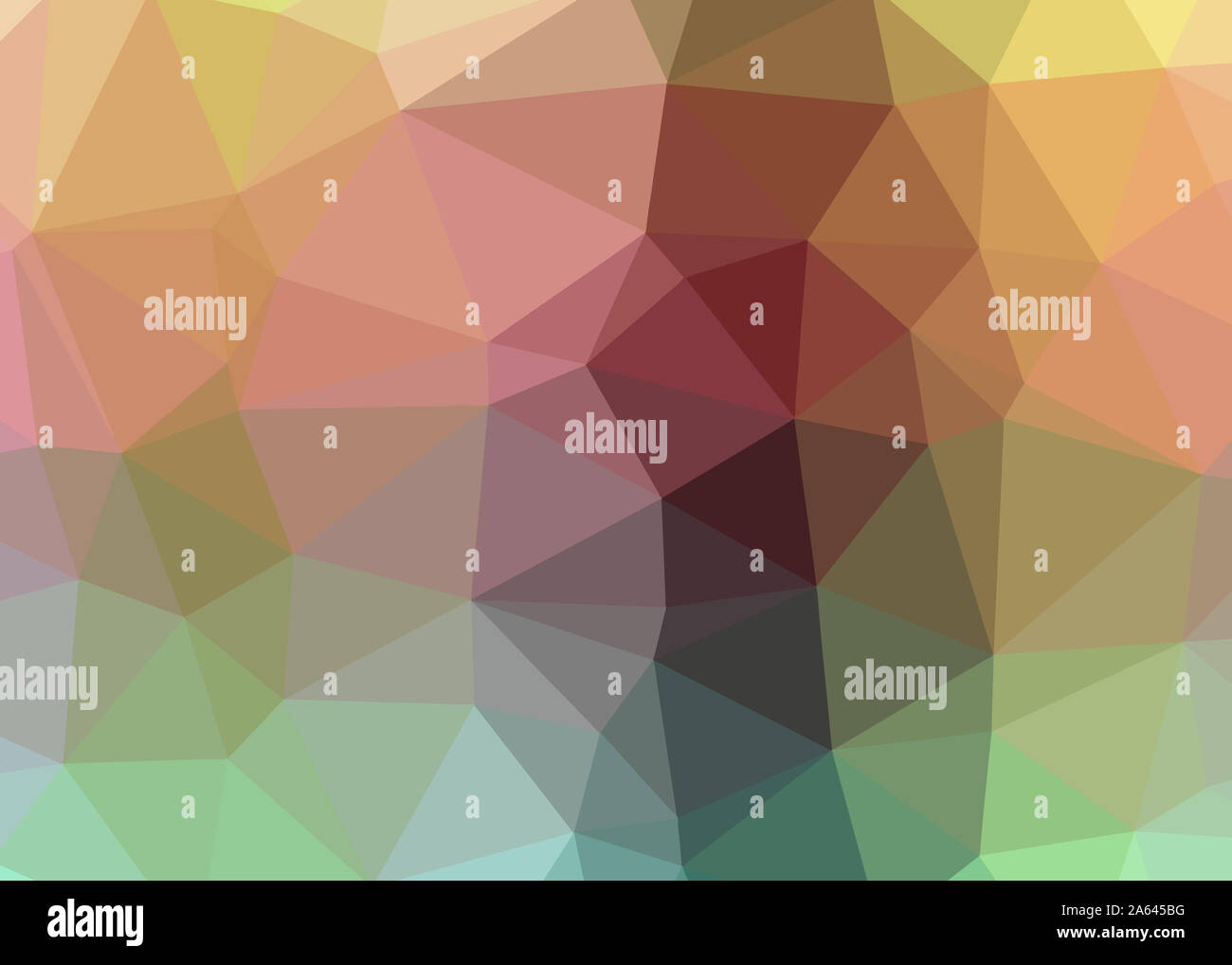 Résumé fond trianglify thème triangles colorés belle illustration papier peint design pattern simple faible texture géométrie poly Banque D'Images