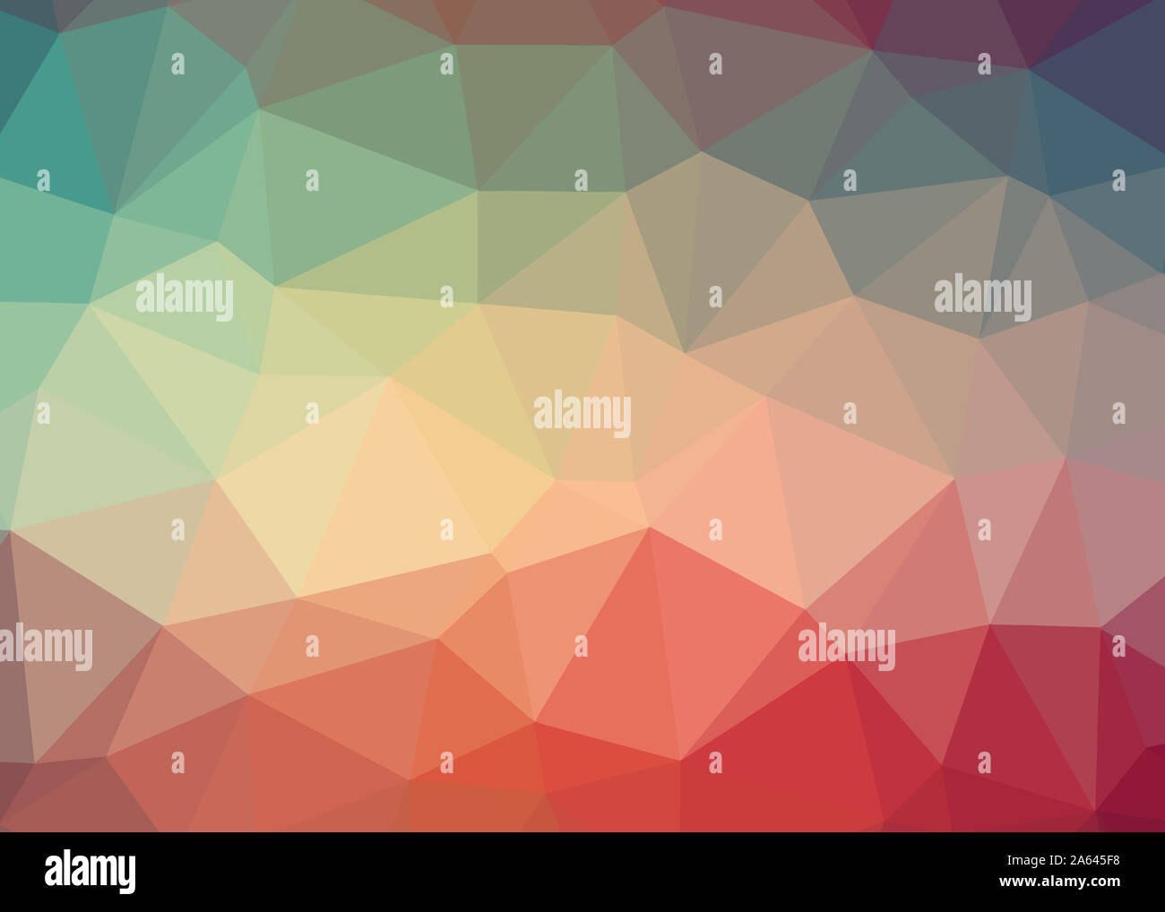 Résumé fond trianglify thème triangles colorés belle illustration papier peint design pattern simple faible texture géométrie poly Banque D'Images