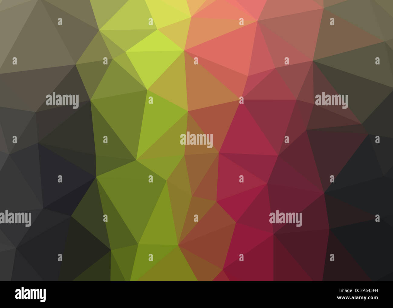 Résumé fond trianglify thème triangles colorés belle illustration papier peint design pattern simple faible texture géométrie poly Banque D'Images