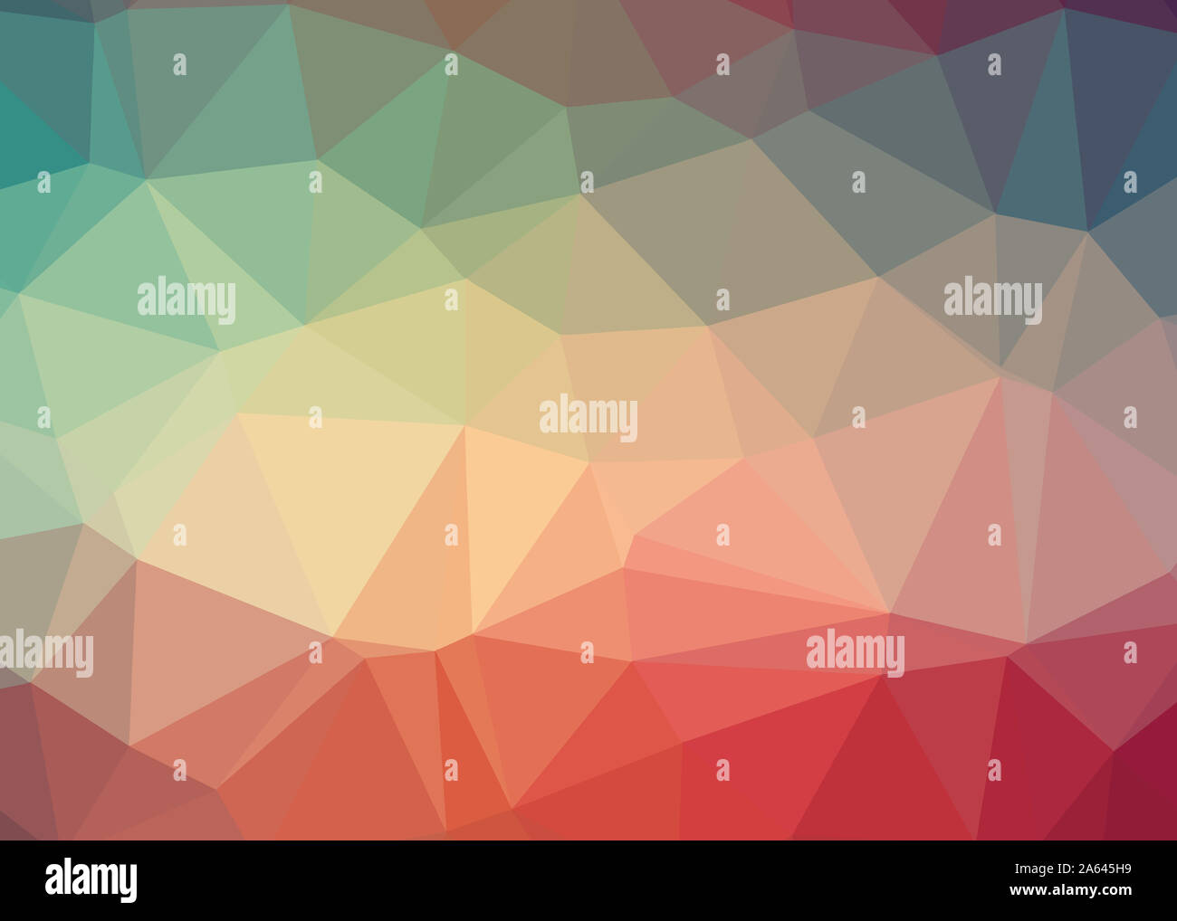 Résumé fond trianglify thème triangles colorés belle illustration papier peint design pattern simple faible texture géométrie poly Banque D'Images