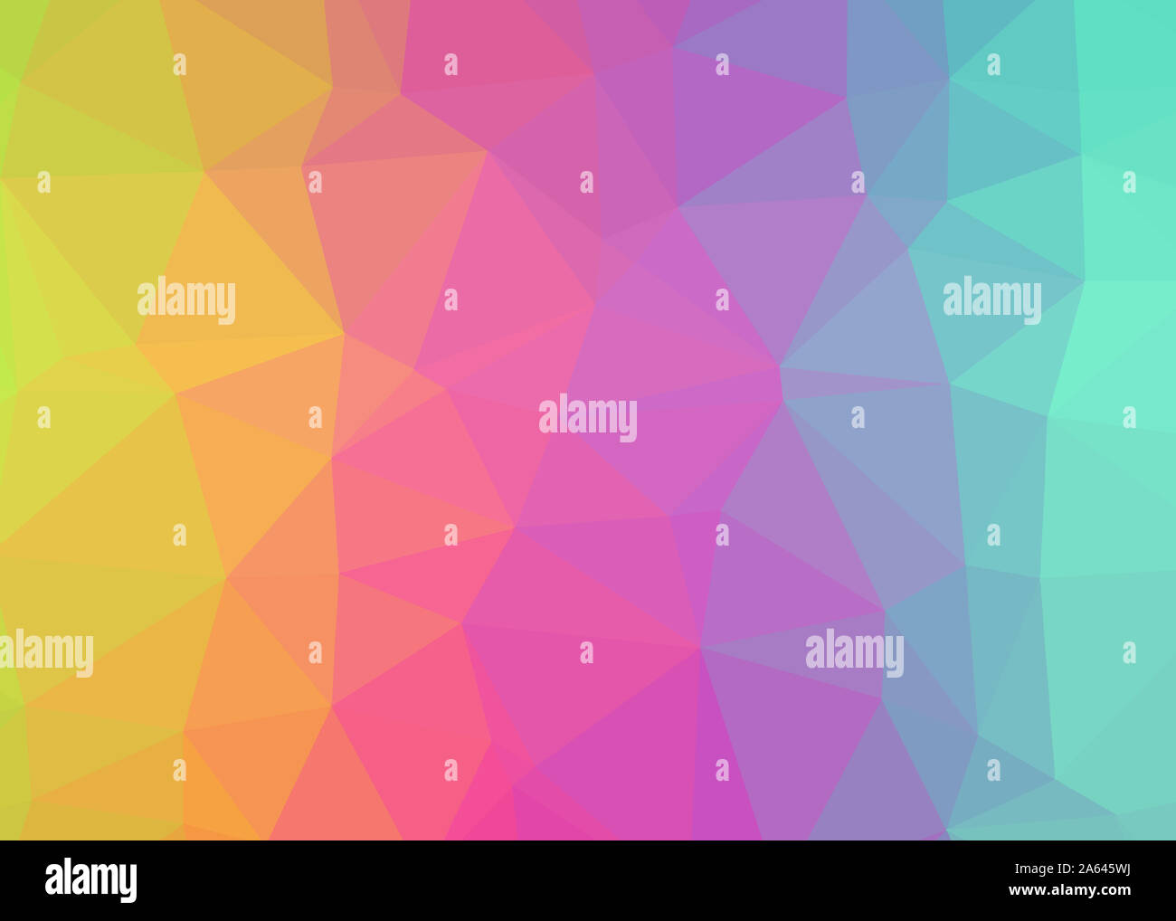 Résumé fond trianglify thème triangles colorés belle illustration papier peint design pattern simple faible texture géométrie poly Banque D'Images