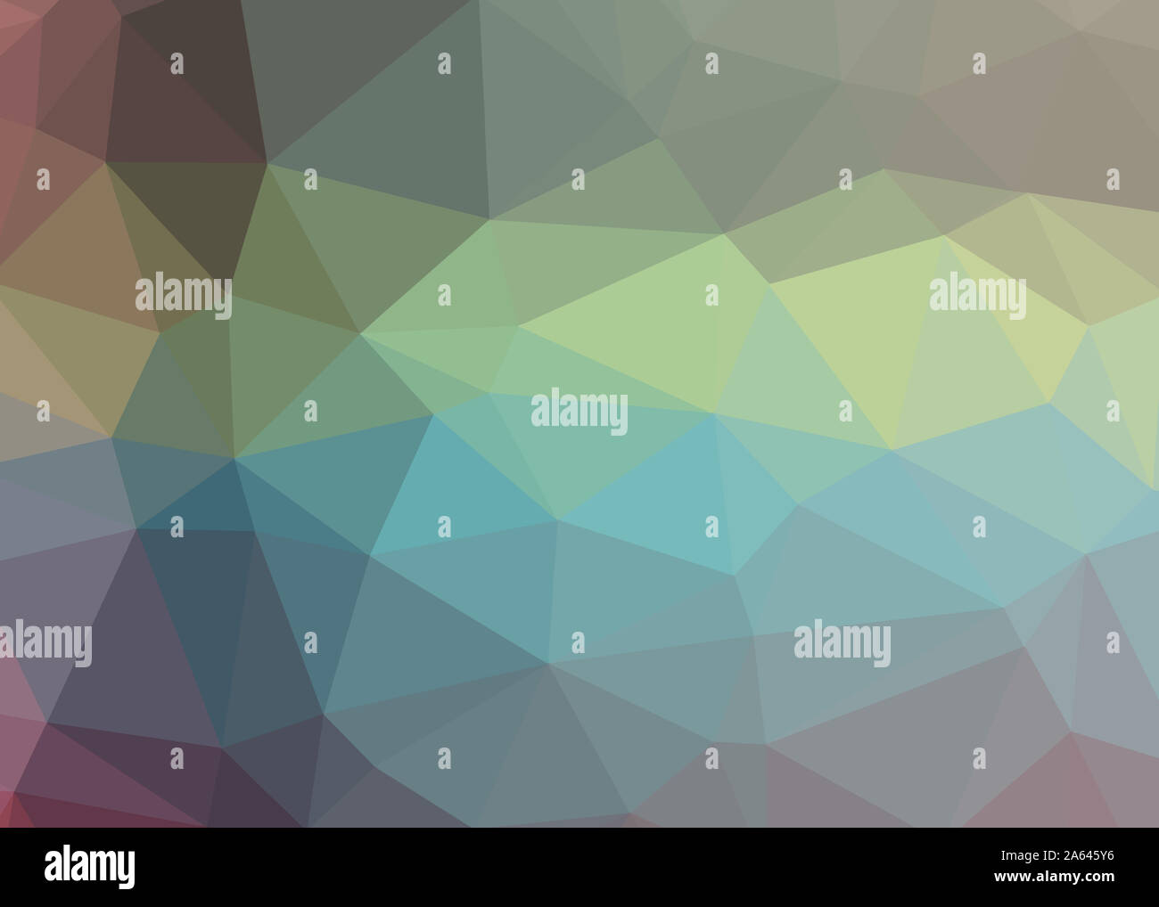 Résumé fond trianglify thème triangles colorés belle illustration papier peint design pattern simple faible texture géométrie poly Banque D'Images