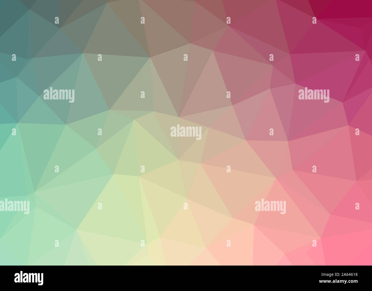 Résumé fond trianglify thème triangles colorés belle illustration papier peint design pattern simple faible texture géométrie poly Banque D'Images