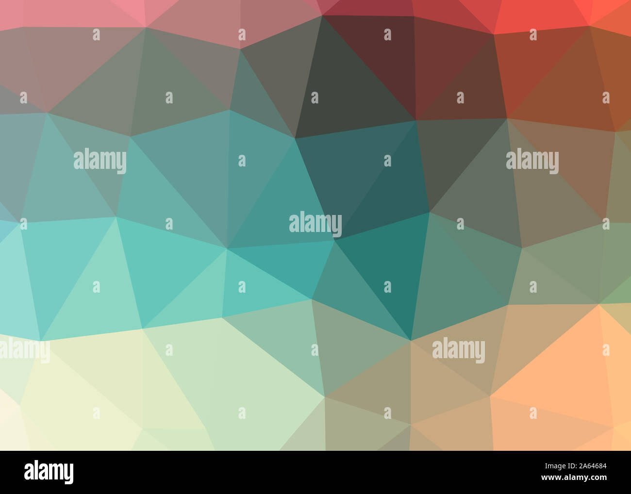 Résumé fond trianglify thème triangles colorés belle illustration papier peint design pattern simple faible texture géométrie poly Banque D'Images