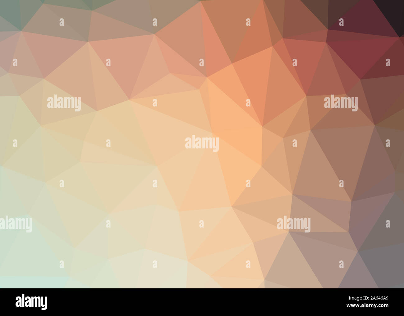 Résumé fond trianglify thème triangles colorés belle illustration papier peint design pattern simple faible texture géométrie poly Banque D'Images