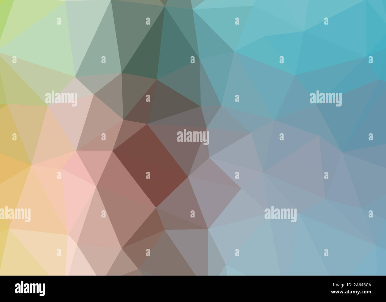 Résumé fond trianglify thème triangles colorés belle illustration papier peint design pattern simple faible texture géométrie poly Banque D'Images