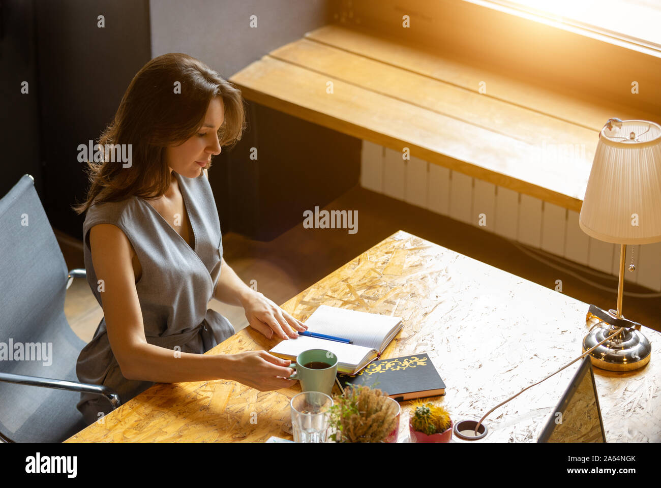 Woman working in office Banque D'Images
