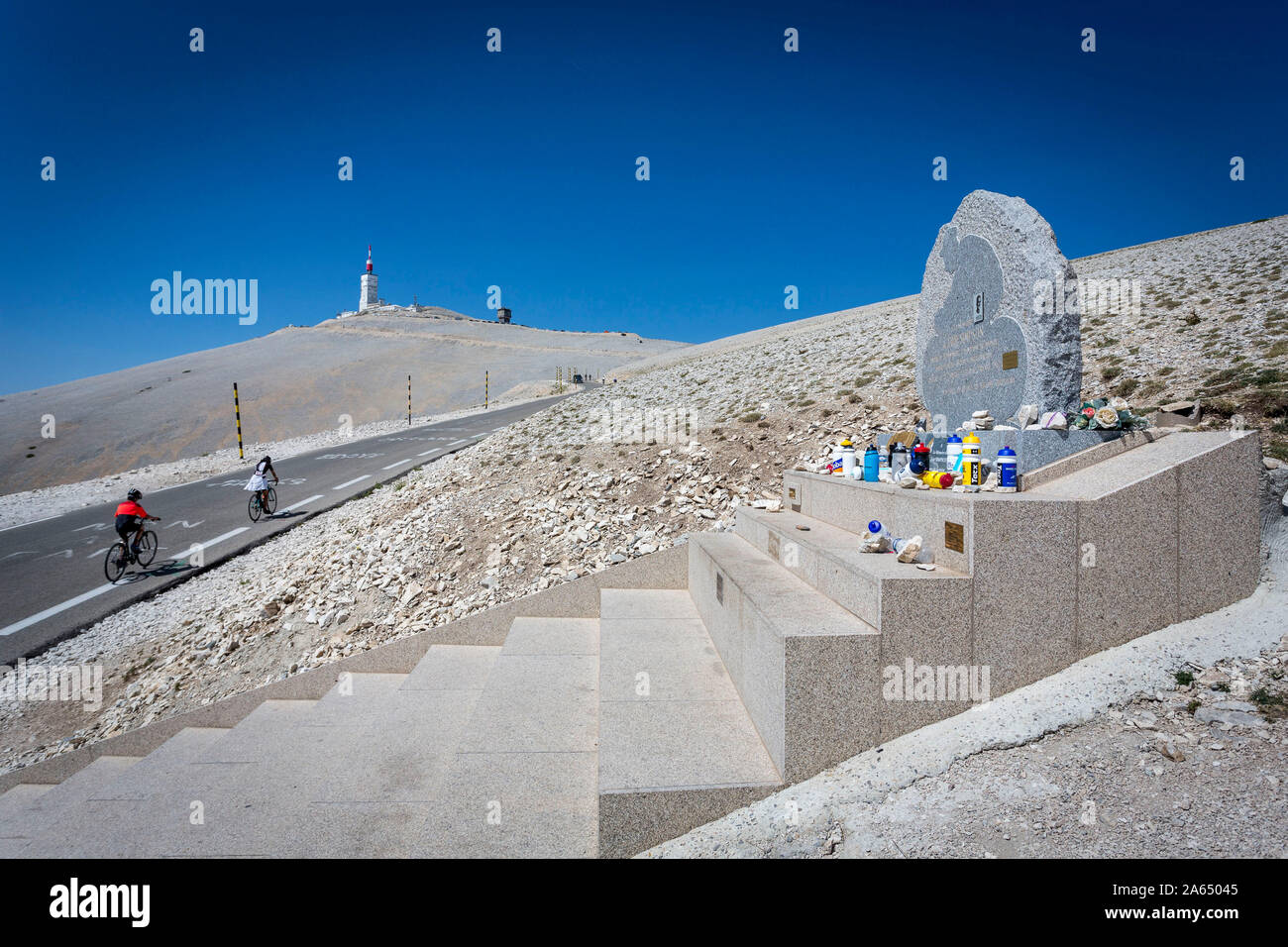 Cycliste mont ventoux top