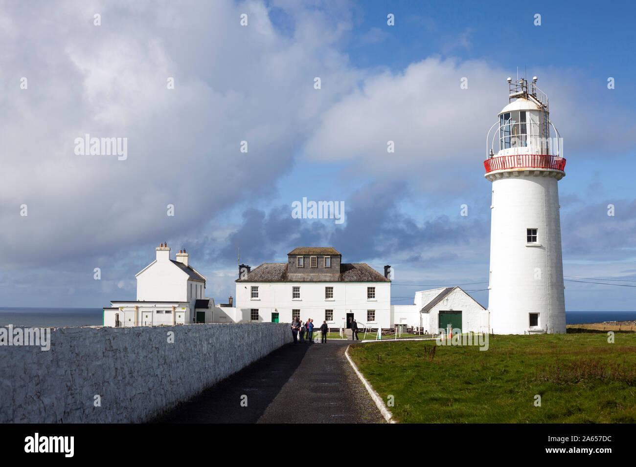 L'Irlande, le comté de Clare : Loop Head Lighthouse Banque D'Images