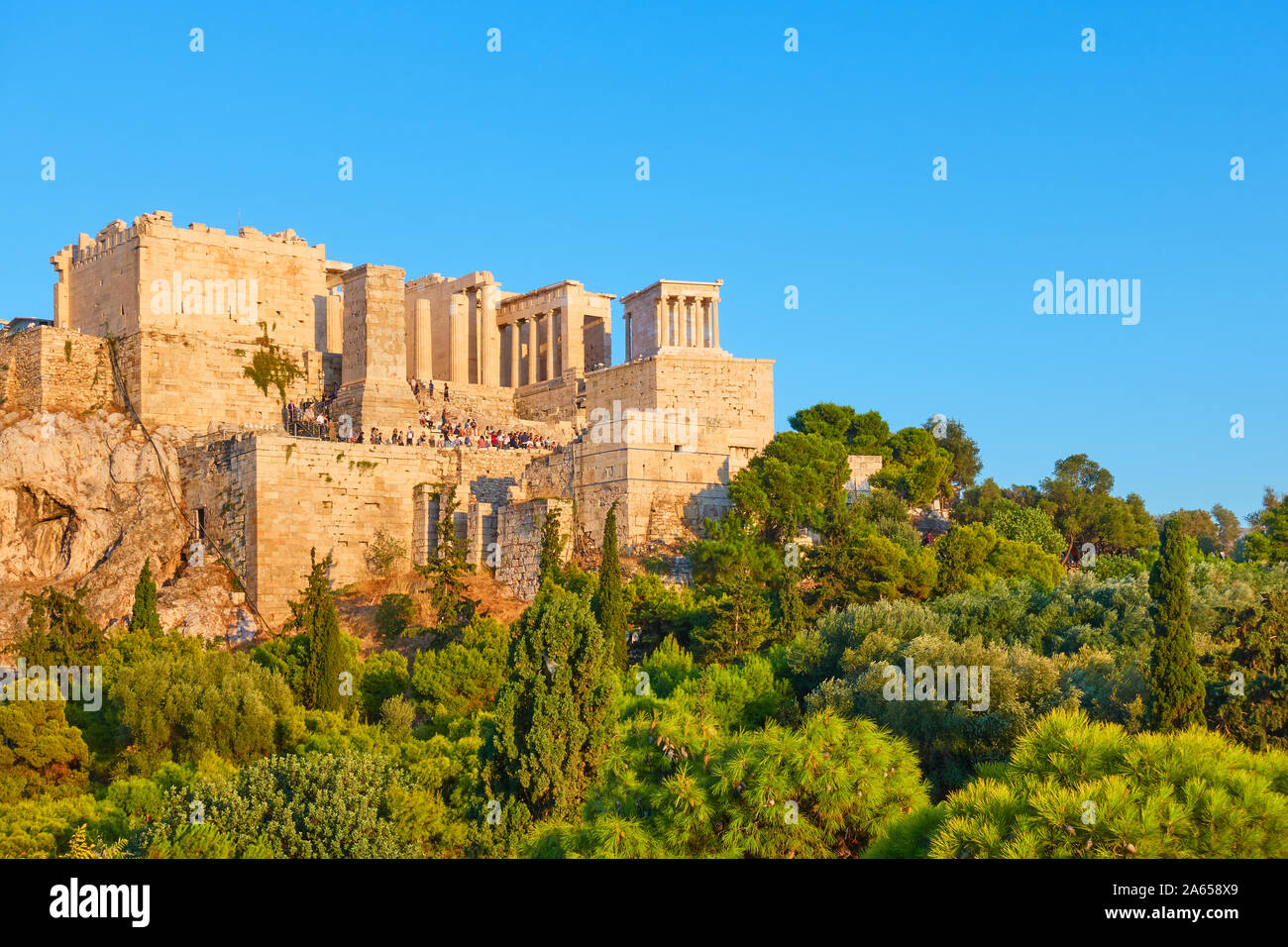 L'Acropole à Athènes, Grèce - paysage grec Banque D'Images