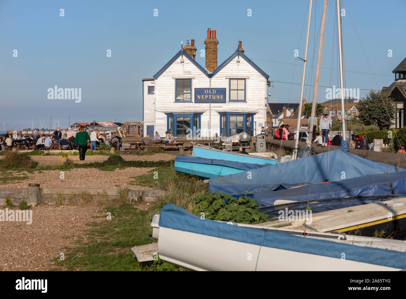 L'ancien pub Neptune dans Whitsable, Kent. Banque D'Images