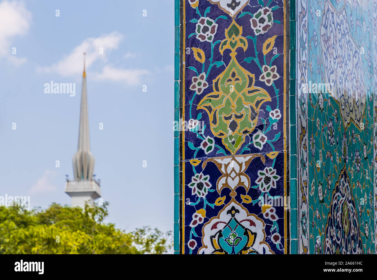 Une vue typique à Kuala Lumpur en Malaisie Banque D'Images