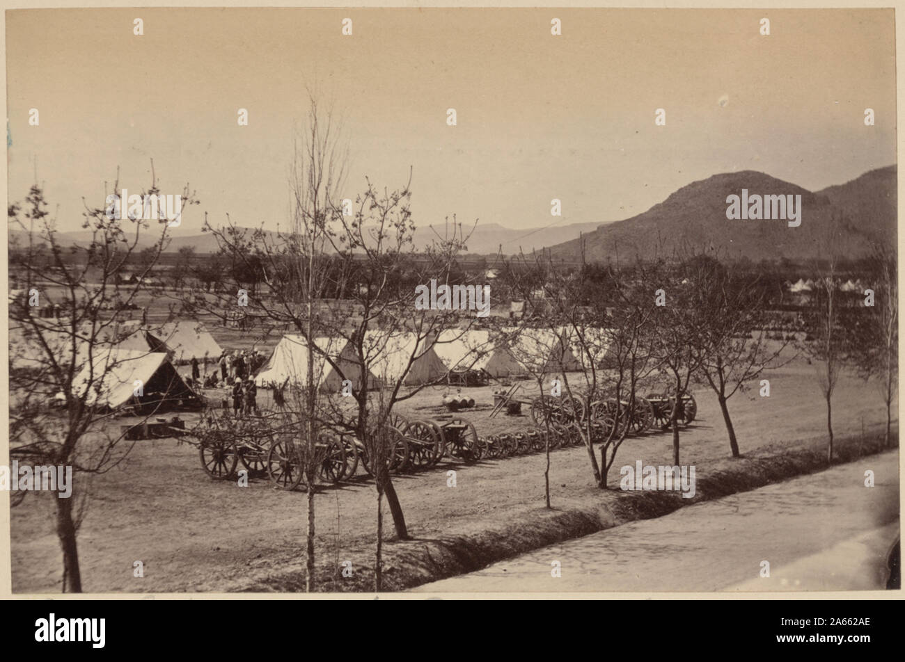 Les armes à feu saisies à l'Peiwar Kotal stationné à Kohat Banque D'Images